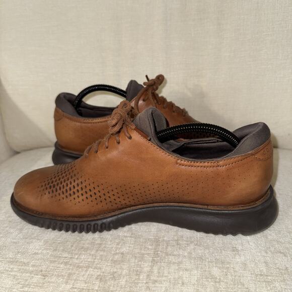 Cole Haan 2.0 ZEROGRAND Laser Wing Tip Oxfords Men’s Shoes Size 9 EUC C25351 BRW main image 5